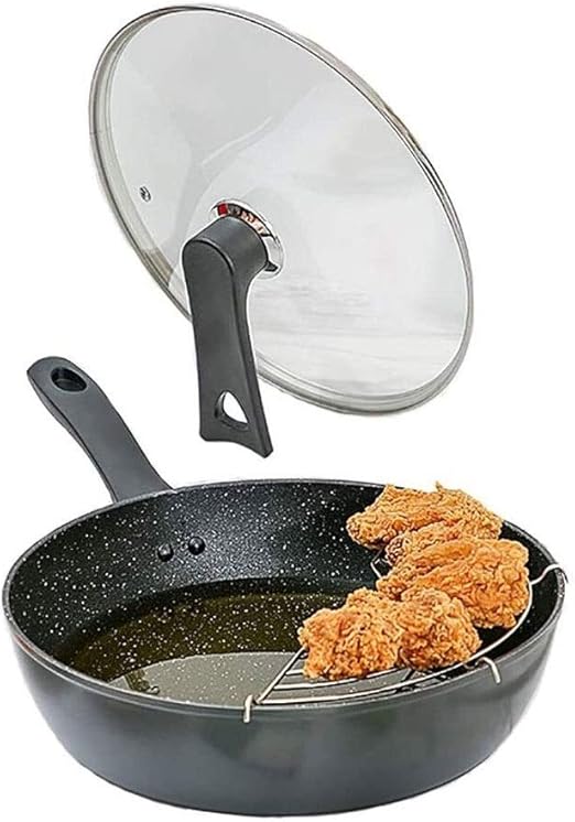 特別訳あり特価 天ぷら鍋ノンスティックパンステンレス鋼ガス誘導調理器直火ユニバーサルノンスティックパンベース揚げ物や水切り用の 鍋 フライパン