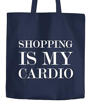 Amazonde Jutebeutel Spruch Shopping Is My Cardio Statement