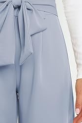 GUOLEZEEV High Waisted Wide Leg Trousers Dress