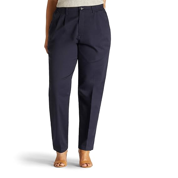 lee relaxed fit pants plus size