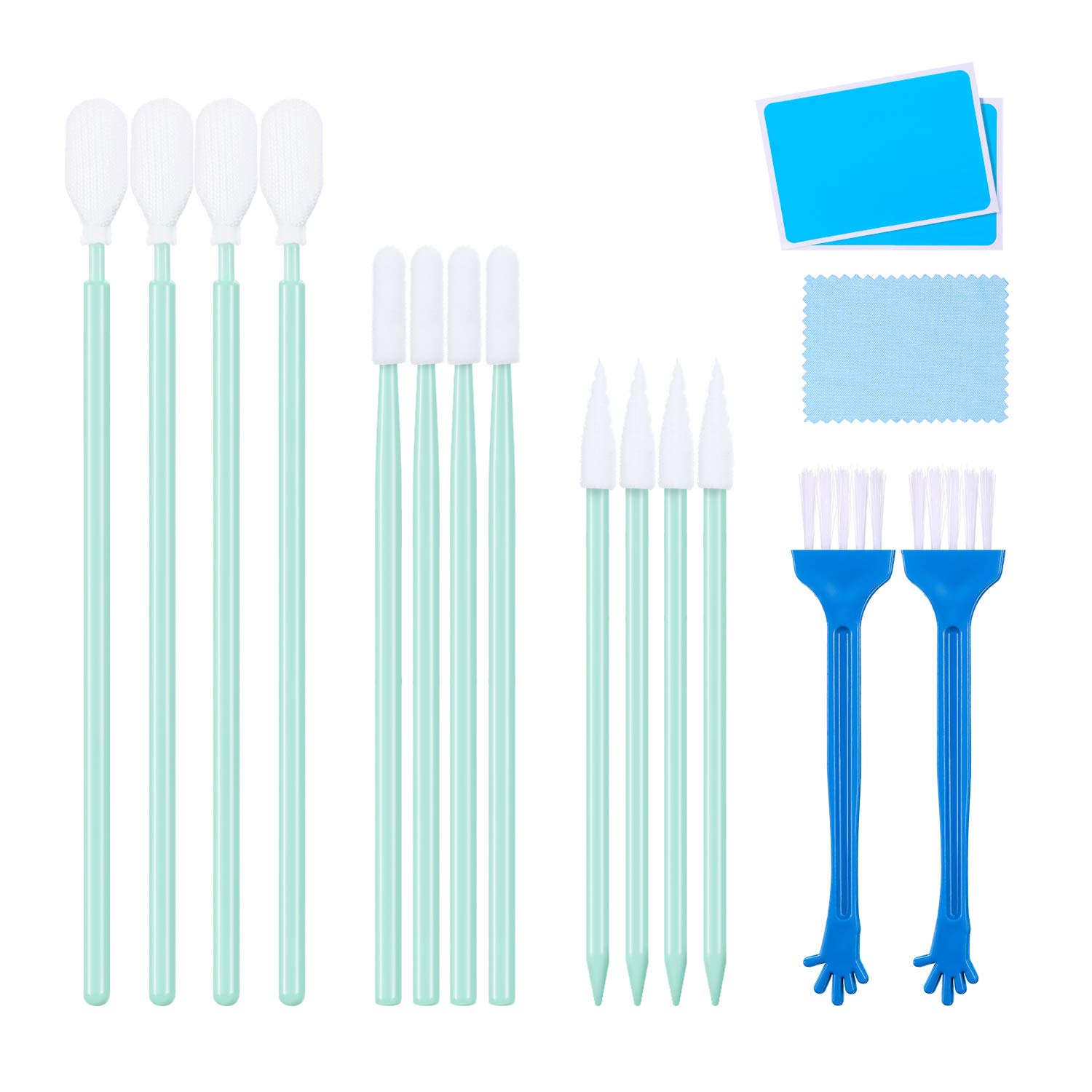 17 Pieces Cell Phone Cleaning Kit, USB Charging Port and Headphone Jack Cleaner Set Compatible with iPhone, Samsung Galaxy, IOS and Android, LG, Motorola, Cell Phone Lens, Macbook Cleaner