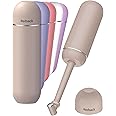 Portable Bidet for Travel & Camping - Manual Squeeze Handheld Peri Bottle for Feminine Hygiene, 3 Leak-Proof Seals, Extendabl