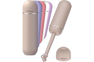 Portable Bidet for Travel & Camping - Manual Squeeze Handheld Peri Bottle for Feminine Hygiene, 3 Leak-Proof Seals, Extendabl