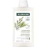 Klorane Ultra-Gentle Shampoo with Oat Milk - Sulfate-Free - Dermatologist and Pediatric Tested - Hypoallergenic, Vegan, Plant-Based Fomula - High Tolerance Formula for Whole Family - 13.5 fl. oz.
