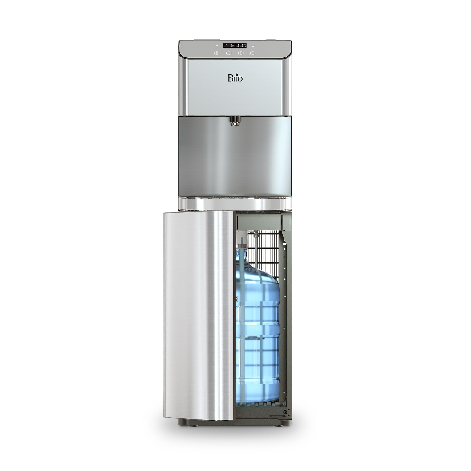 Photo 1 of ***********NOT FUNCTIONAL PER LAST OWNER**********************
Brio Moderna Bottom Load Water Cooler Dispenser - Tri-Temp, Adjustable Temperature, Self-Cleaning, Touch Dispense, Child Safety Lock, Holds 3 or 5 Gallon Bottles, Digital Display and LED Light
