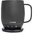 Nextmug - Temperature-Controlled, Self-Heating Coffee Mug (14 oz.) (Graphite)