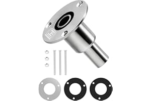 OCEANBROAD Stainless Steel 316 Thru Hull Exhaust Skin, Fitting 24mm Hose Pipe Marine Exhaust Port for Webasto, Planar, Ebersp