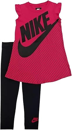 pink and black nike outfit