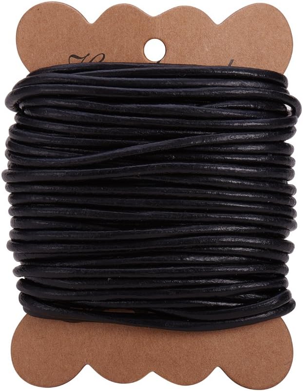PH PandaHall 11 Yards Leather Necklace Cord