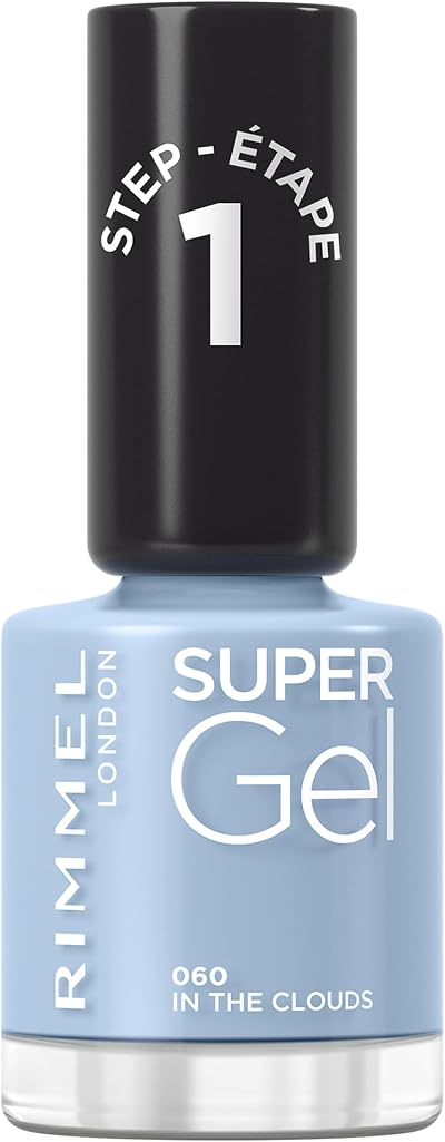 Rimmel London Super Gel Nail Polish 060 In The Clouds 12 ml
