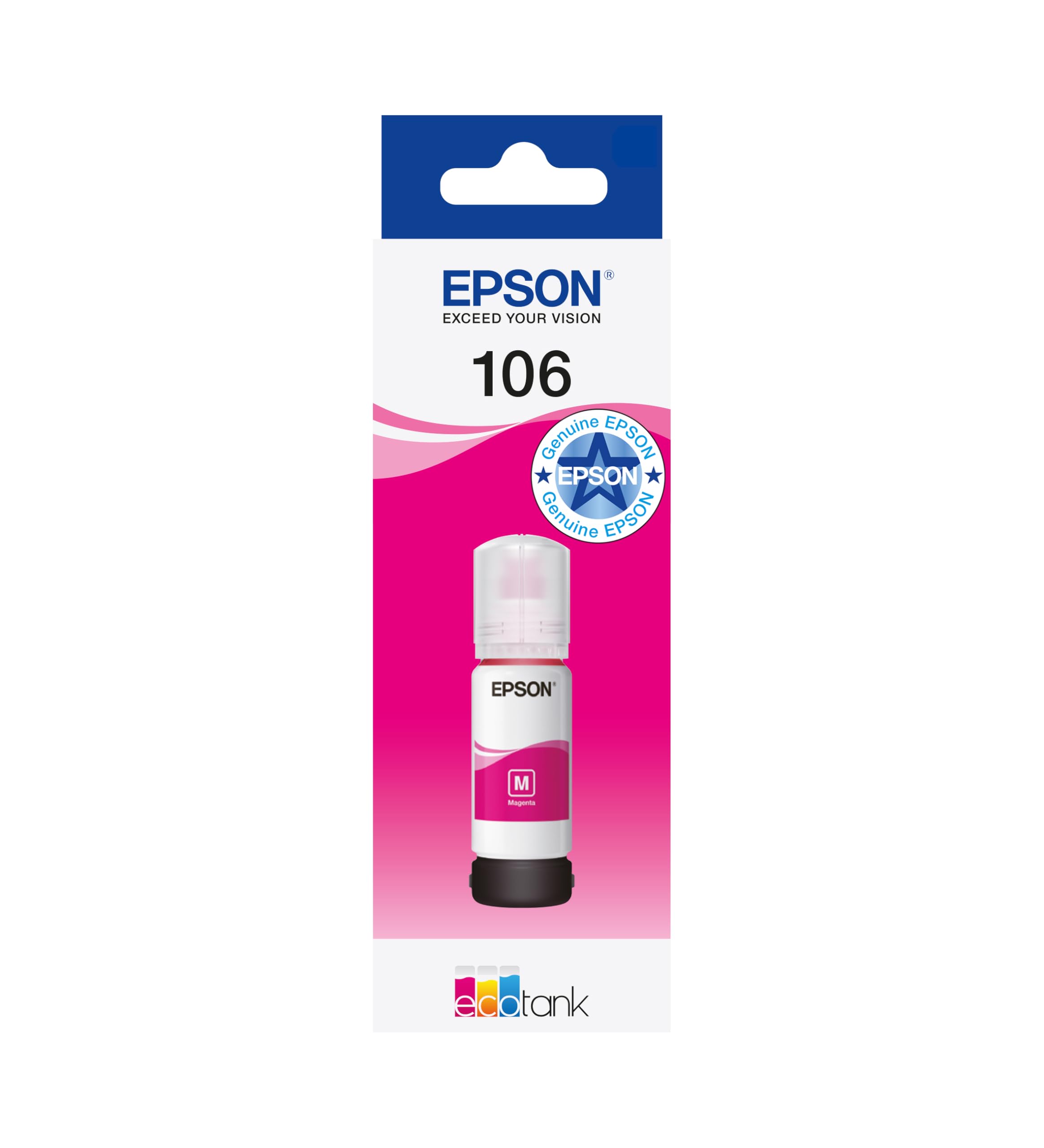 Epson EcoTank 106 Magenta Genuine Ink Bottle