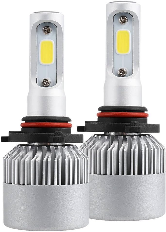 YOURBETTER 9006 HB4 200W 20000LM LED Headlights Kit Bulbs 6500K High Power vs 120w HID