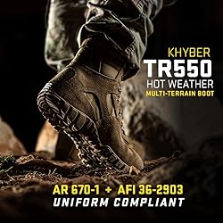 TACTICAL RESEARCH 8 Inch Combat Boots for Men