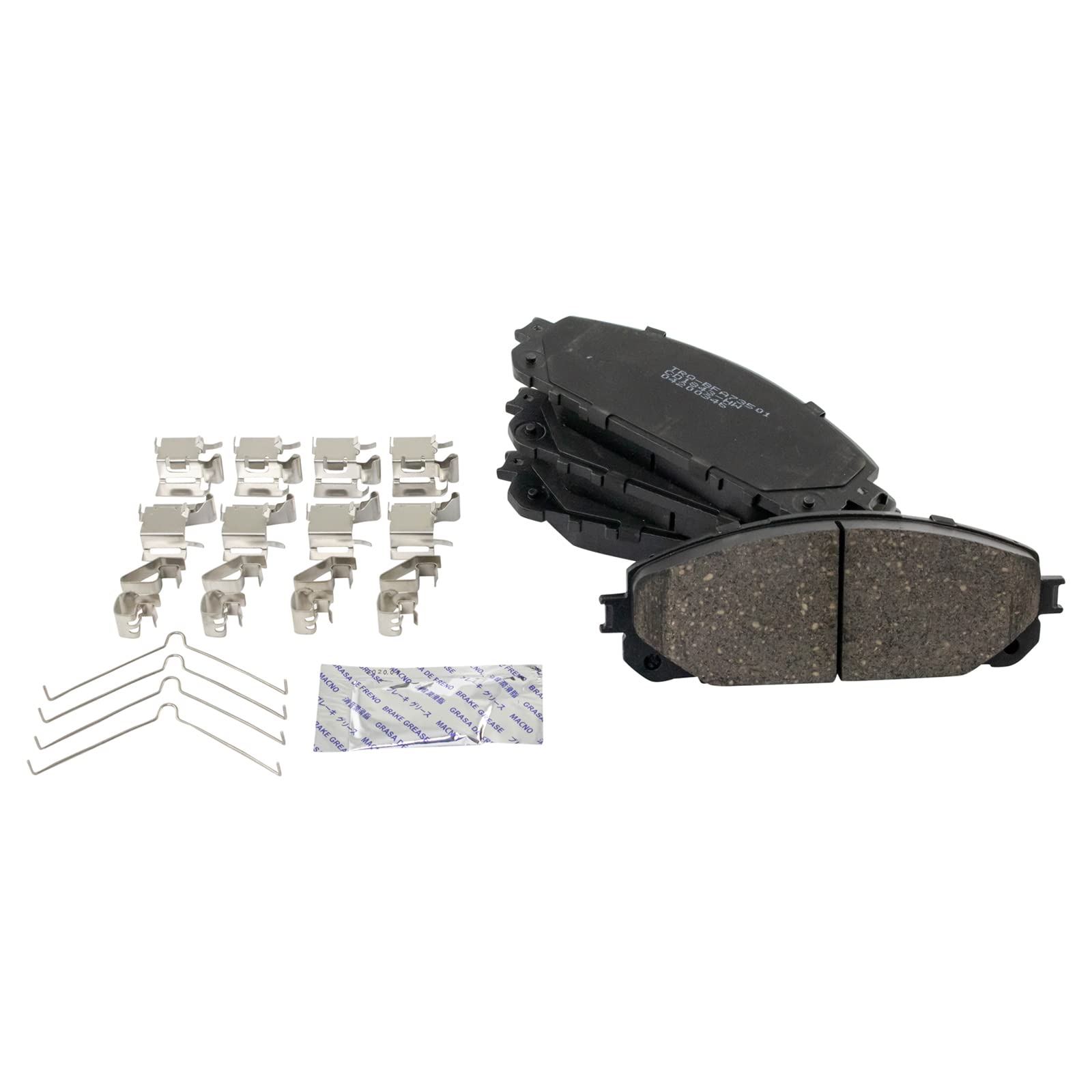 TRQ Front Brake Pads Ceramic Compatible with