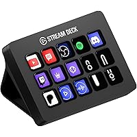 Elgato Stream Deck MK.2 – Studio Controller, 15 macro keys, trigger actions in apps and software like OBS, Twitch, YouTube a