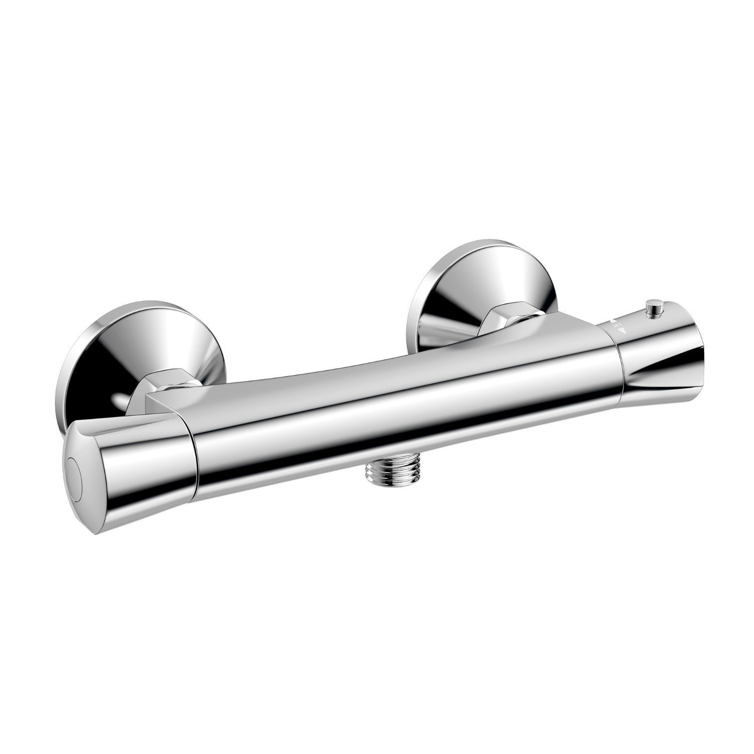 VeeBath Locus Modern Thermostatic Round Bar Mixer Shower Valve Tap