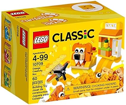 LEGO Classic Caja creativa de color naranja