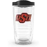 Tervis Oklahoma State Cowboys - Primary Logo Made in USA Double Walled Insulated Tumbler Travel Cup Keeps Drinks Cold & Hot, 16oz, Classic