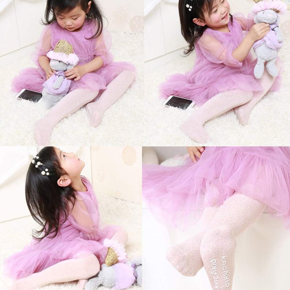 baby girl glitter tights