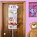 Hanging Wall Organizer - Hangs Over The Door for Storage of Files, Office Supplies, Paper, Supplies - Fabric Pockets, Easy Organization Hanger for Offices, Closets, Baby Rooms, Toys, Families, Filing