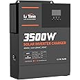 LiTime 3500W Pure Sine Wave Solar Inverter Charger, 48V DC to 120V AC All-in-One Solar Inverter, Built in 80A MPPT Charge Controller, for 48V Lead Acid/LiFePO4 Battery, Home Energy Storage, Off-Grid