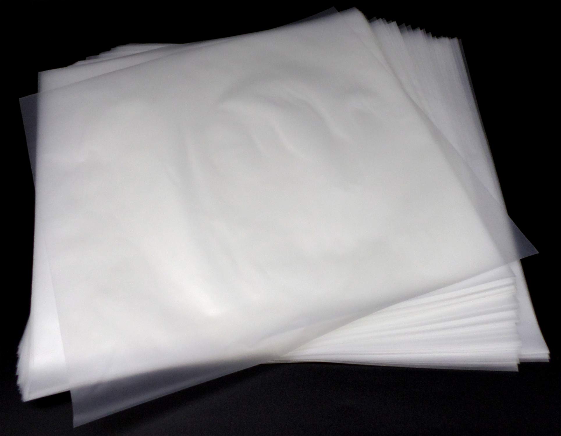 docsmagic.de 100 Inner Sleeves + Premium Resealable Outer Bags for 7" 45rpm Vinyl Records Clear