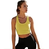 gyprprer Women's 100% Merino Wool Sports Bra,Wireless Racerback Sports Vest for Hiking, Yoga & Outdoor Activities