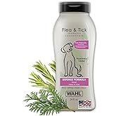 Wahl USA Flea & Tick Repelling Dog Shampoo – Defense Formula with Rosemary & Cedar Scent – 24 Oz - 820007T