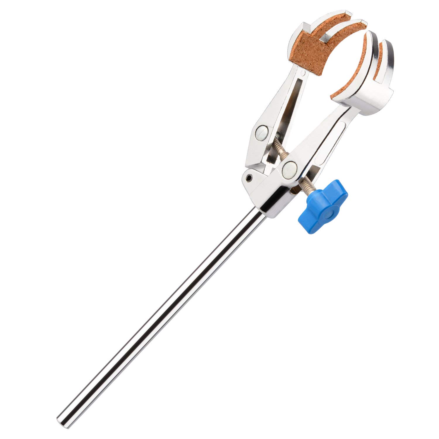 Stonylab 4 Prong Adjust Swivel Clamp, Sturdy Multipurpose Lab Clamp Extension with 100 mm Max Opening