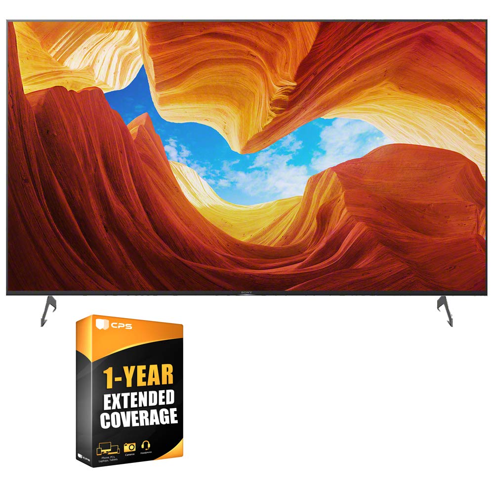 Sony XBR55X900H 55 inch X900H 4K Ultra HD Full Array LED Smart TV 2020 Model Bundle with Extended Care Package