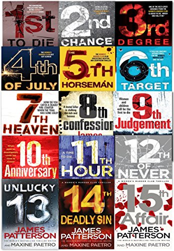 James Patterson - "Womens Murder Club" Collection - Books 1 To 15,