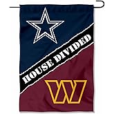 House Divided Cowboys and Commanders Double Sided Garden Flag