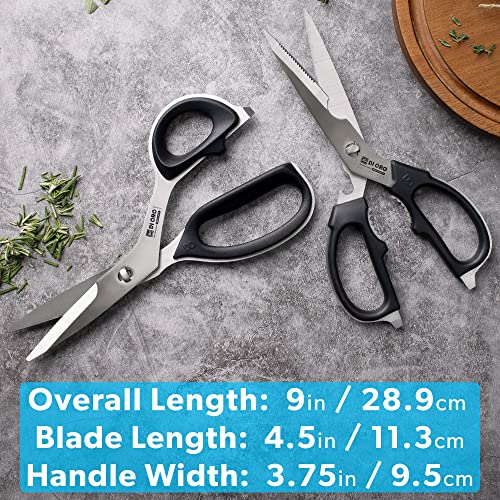 DI ORO Kitchen Scissors Heavy Duty Dishwasher Safe Kitchen Scissors