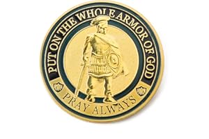 GENERIC Put on The Whole Armor of God Commemorative Challenge Coin Collection Coins Gift (Ephesians 6:11-18)