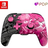 PDP REMATCH GLOW Enhanced Wireless Licensed Nintendo Switch Pro Controller, Rechargeable 40 hour battery power, Customizable 