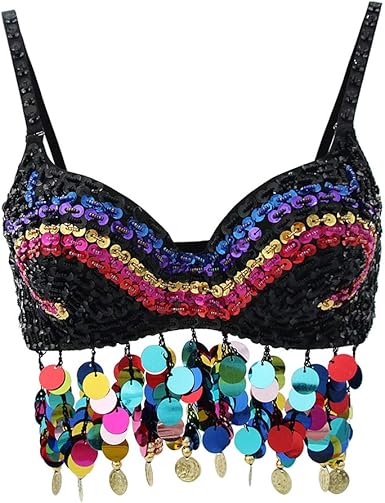 reggiseno con paillettes
