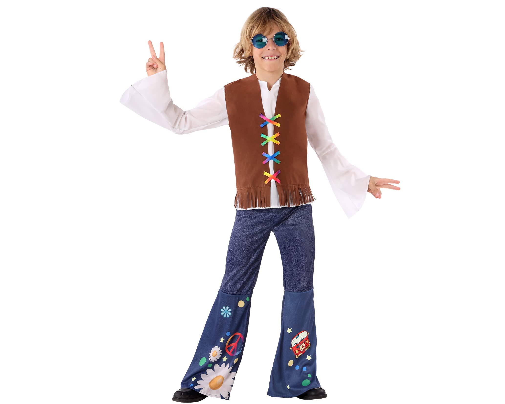 Atosa Costume Hippie 10-12 Years