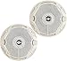 BULK JBL MS-6520 MS6520 6-1/2'' Two-Way Coaxial Marine Speakers 6.5'' MS6520 Loud speakers WITH PLUS ONE POLYPROPYLENE CONES (PAIR) - WHITE- BROWN BOX