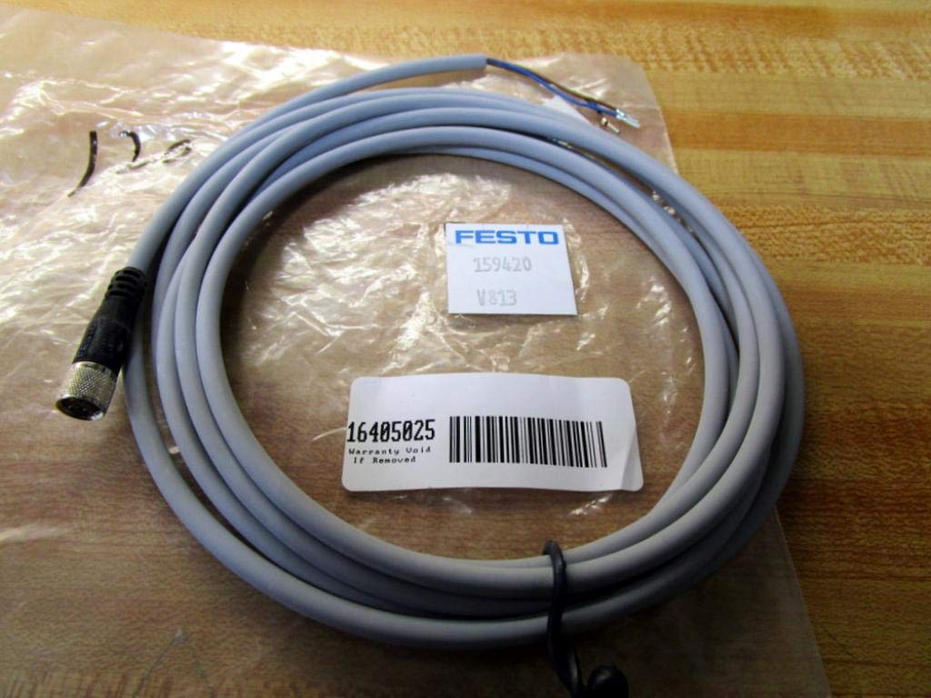Festo 159420 Connecting Cable, Model SIM-M8-3GD-2.5-PU