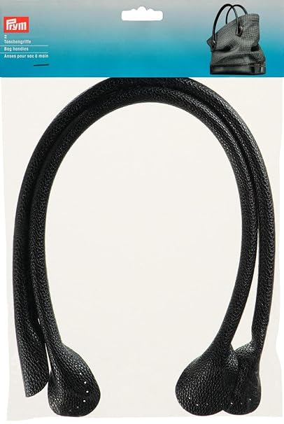 Prym 615199 Taschengriffe Theresa, schwarz