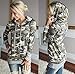 Hoodie Sweatshirt,Morecome Womens Camouflage Printing Pocket Hooded Tops
