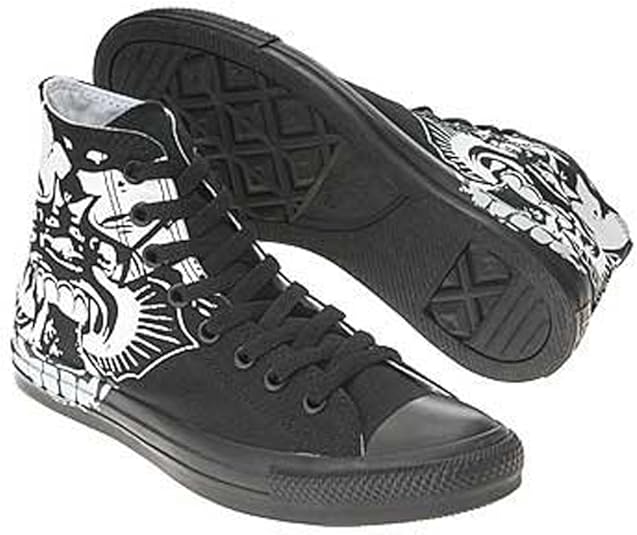 Converse Men�s All Star Chuck Taylor Skulls Converse Men�s All Star Chuck Taylor Skulls