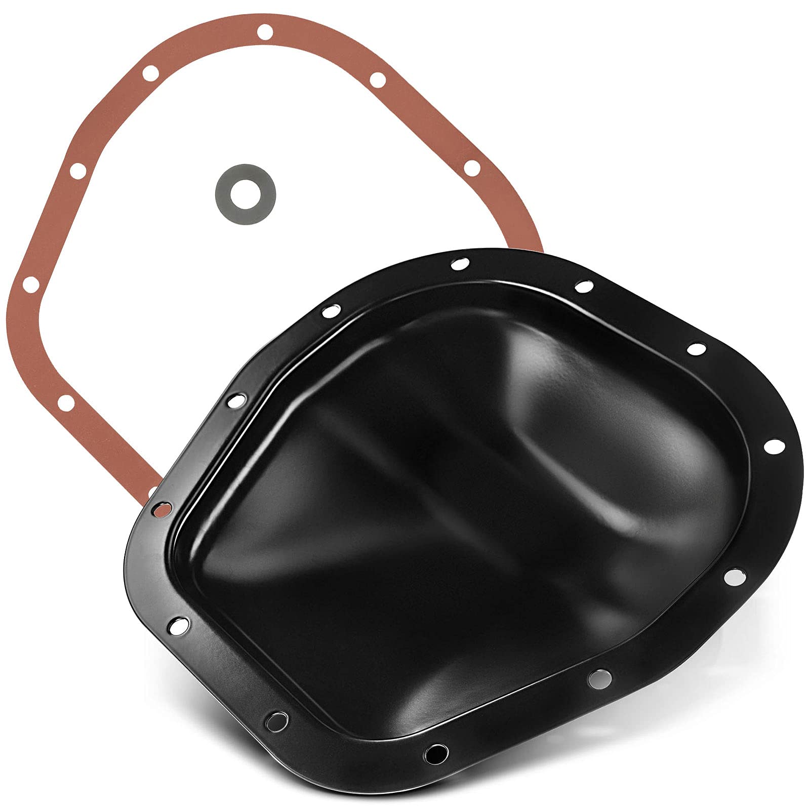 Photo 1 of YHTAUTO Rear Differential Cover and Gasket Set Compatible with Ford & Lincoln, F-150 2000-2008, F-250 1985-1999, Excursion, F-350 Super Duty, Mark LT