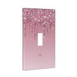 Pink Light Switch Cover Decorative Single Toggle 1