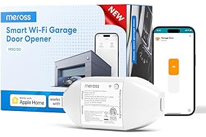meross Smart Garage Door Sensor, Compatible with Apple HomeKit, �鶹�� Alexa, Google Assistant, CarPlay and SmartThings, Enha