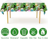 OSDUE Pixel Game Theme Tablecloth 130x220 cm Disposable Birthday Cover view 3