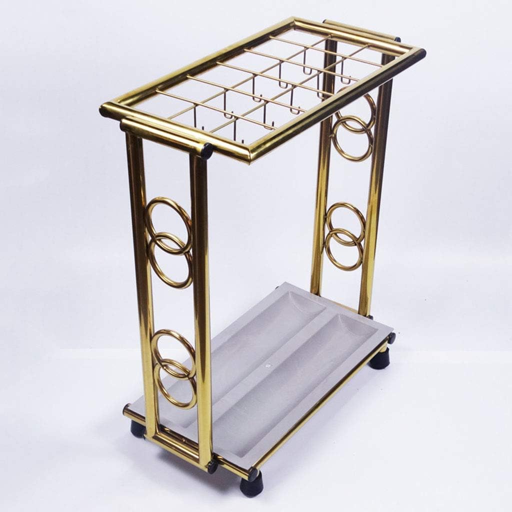 GONGFF Iron Umbrella Stand,Hotel Lobby Umbrella Stand,with