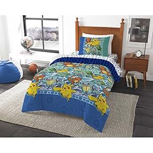 Amazon.com: Pokemon "First Starters" Twin Bed in a Bag