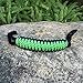 MOCE Handmade Paracord Handle for 20 oz. Tumbler, Green/Black
