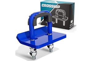 CROSSHIP Hitch Tightener for 1.25" and 2" - Anti Rattle Clamp, Heavy Duty Hitch Stabilizer Easy Installation, Reduce Movement on Mount Tray Cargo Carrier Bike Rack Trailer Ball, Blue